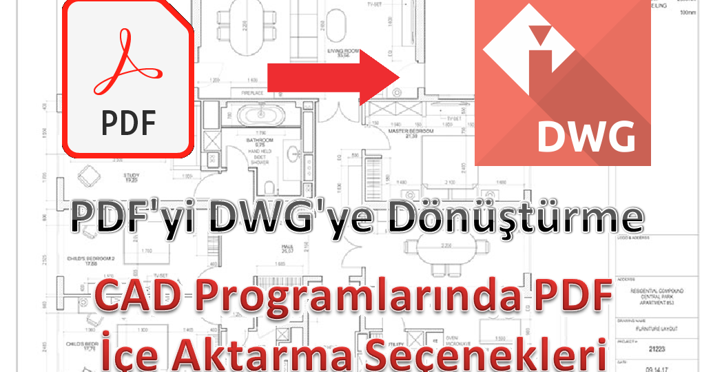pdf dwg dönüştürme